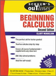 Schaun's outline of theory and problems of begining calculus