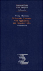 Differential equations, with applications and historical notes