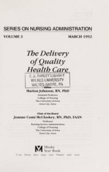 The Delivery of quality health care