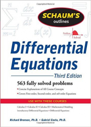 Schaum's outline of differential equations